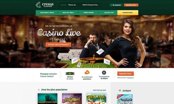 cresus casino accueil